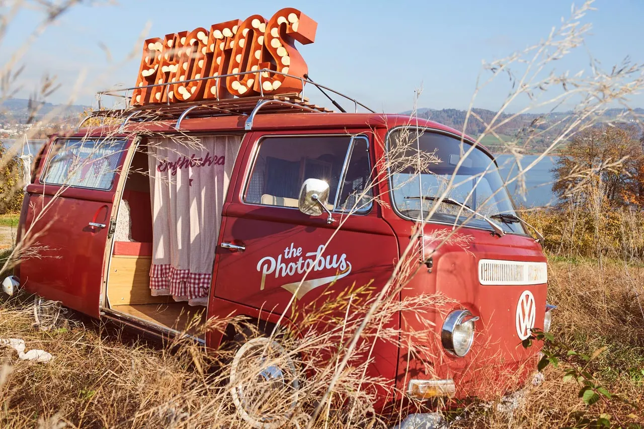 Hochzeitsauto auf der Jucker Farm