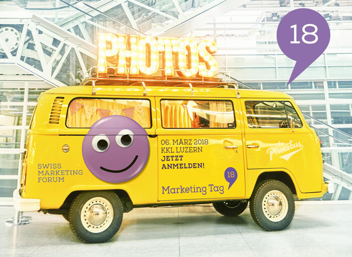 Photobus Branding für Marketing