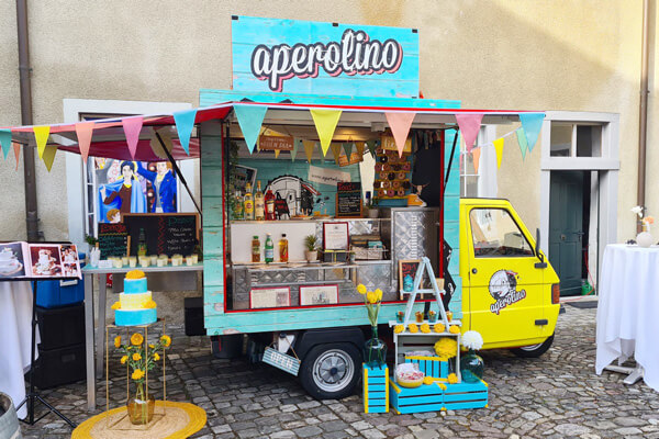 Aperolino Foodtruck in Winterthur für Hochzeiten und Firmenpartys