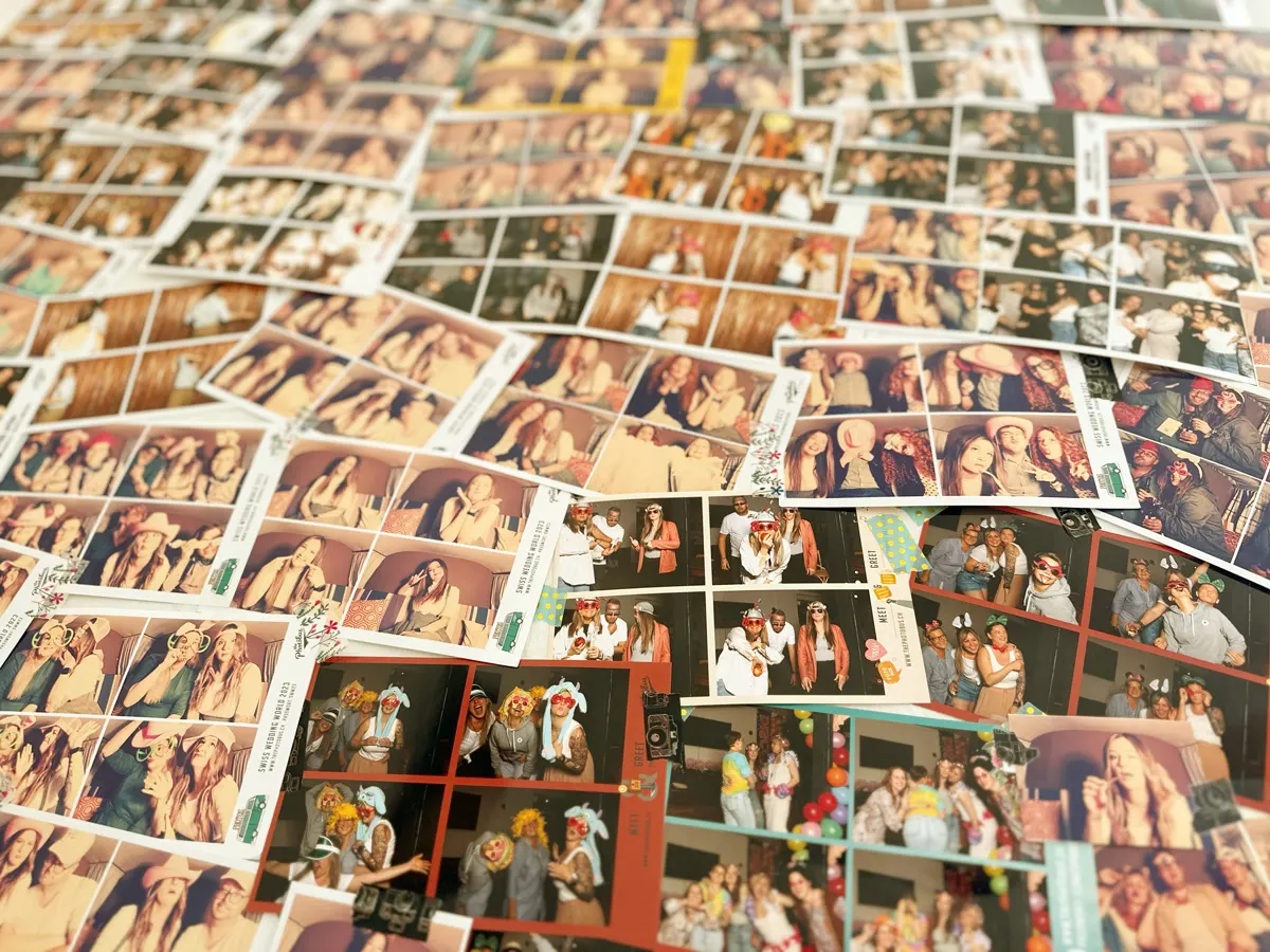 Fotobox Bilder ausgedruckt