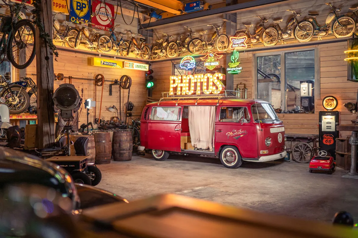 Fotobox im Photobus - Rustikale Veriante