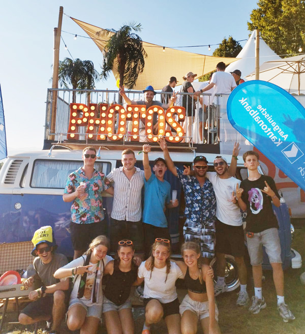 Die Fotobox am Heitere Openair im VW Bus