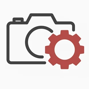 Icon zur Pillar Page "Der ultimative Leitfaden zur Fotobox-Technik und Studio-BildqualitÀt"